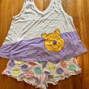 DISNEY WINNIE THE POOH PAJAMA SET 2xl